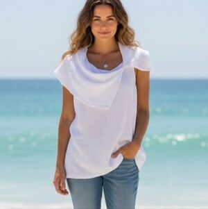 Oh my Gauze! Jenn Cotton Gauze Blouse from Oh My Gauze Size 1